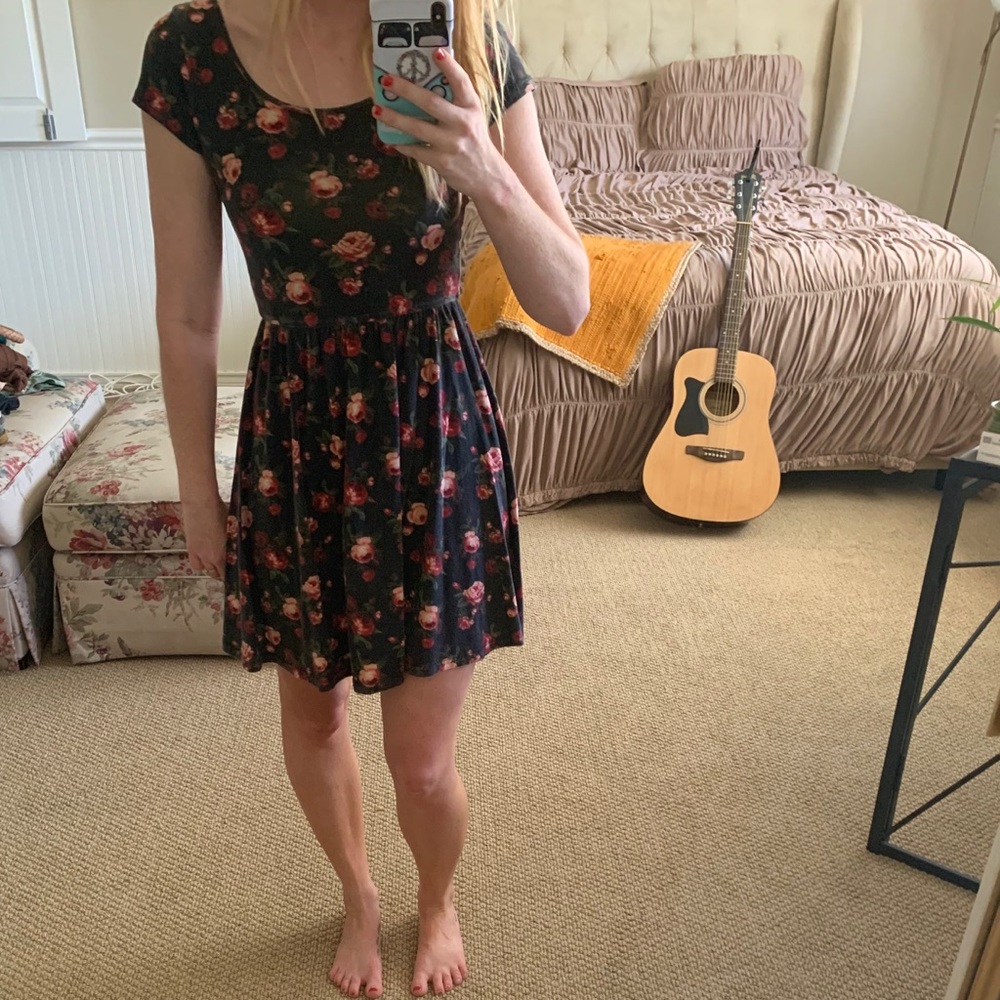 Floral print dress